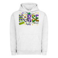 Pigment Lunar Rock Mardi Gras Nurse Urban Hoodie - NancyCooperArtShop
