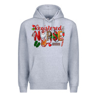 Heather Grey Registered Nurse Christmas Premium Hoodie - LillyAllenDesigns