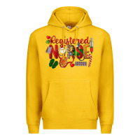 Lemon Registered Nurse Christmas Premium Hoodie - LillyAllenDesigns