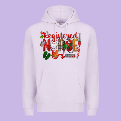 Registered Nurse Christmas Premium Hoodie Designed By Lillyallendesigns