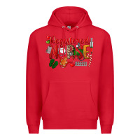 Red Registered Nurse Christmas Premium Hoodie - LillyAllenDesigns