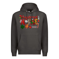 Smoke Registered Nurse Christmas Premium Hoodie - LillyAllenDesigns