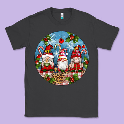Christmas Gnomes Ornament Classic Tee Designed By Artiststas