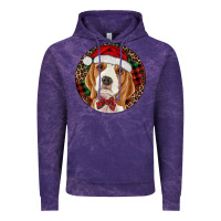 Cloud Purple beagle christmas ornament Vintage Hoodie - RanaPortraitStore