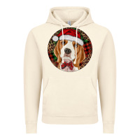 Vintage Artic beagle christmas ornament Vintage Hoodie - RanaPortraitStore