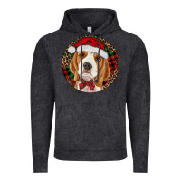 Vintage Black beagle christmas ornament Vintage Hoodie - RanaPortraitStore