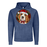 Vintage Denim beagle christmas ornament Vintage Hoodie - RanaPortraitStore