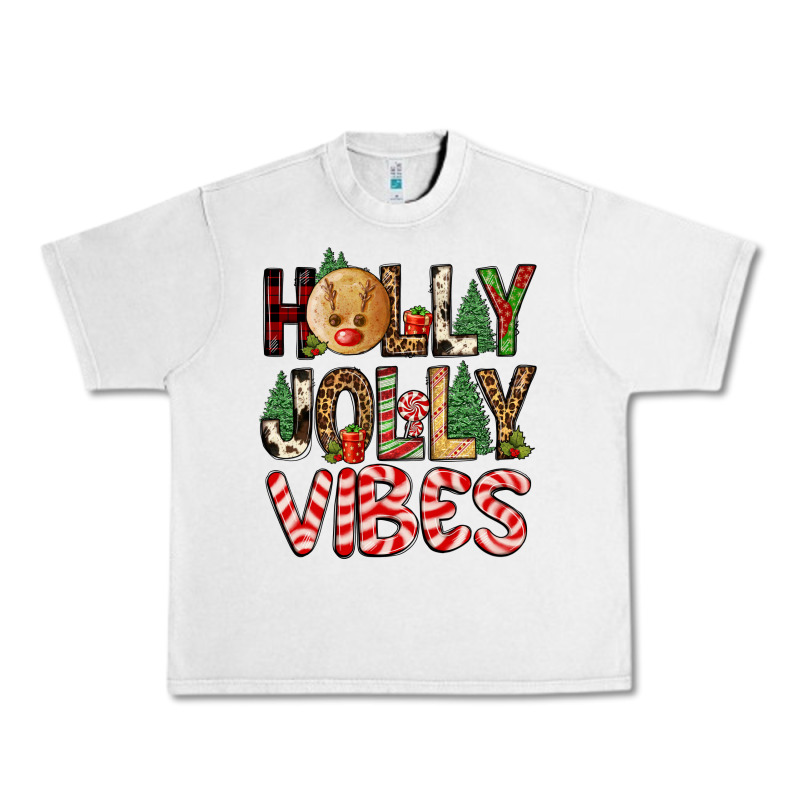 Holly Jolly Vibes Urban Heavy Tee by FaDigitalArtStudio | Teevron