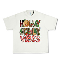 Pistachio holly jolly vibes Urban Heavy Tee - FaDigitalArtStudio