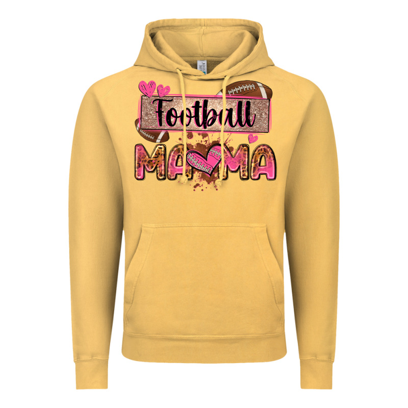 Football Mama With Leopard Vintage Hoodie by Zillion Design Studio | Teevron