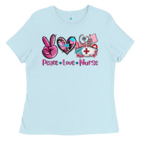 Peace Love Nurse Ladies Tee | Teevron
