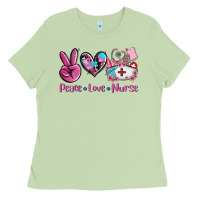 Matcha peace love nurse Ladies Tee - AdoDesignShop