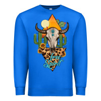 True Royal free spirit bull skull Premium Sweatshirt - MaliasSmallBusiness