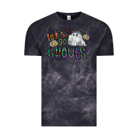 Cloud Black let's go ghouls Vintage Tee - CowhideDigitalArt