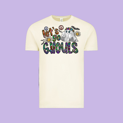 Let's Go Ghouls Vintage Tee Designed By Cowhidedigitalart