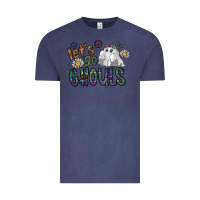 Vintage Denim let's go ghouls Vintage Tee - CowhideDigitalArt