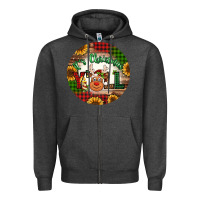 Charcoal Heather it's Christmas y'all reindeer Christmas Zipper Hoodie - Jasminsmagicworld