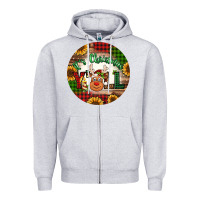 Heather Grey it's Christmas y'all reindeer Christmas Zipper Hoodie - Jasminsmagicworld