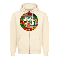 Sandshell it's Christmas y'all reindeer Christmas Zipper Hoodie - Jasminsmagicworld