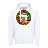 White it's Christmas y'all reindeer Christmas Zipper Hoodie - Jasminsmagicworld