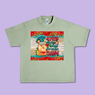 Drink In My Hand Toes In The Sand Tumbler Urban Heavy Tee Designed By Hra Design Shop