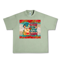 Oil Green drink in my hand toes in the sand tumbler Urban Heavy Tee - HRA Design Shop