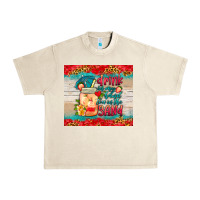 Sandshell drink in my hand toes in the sand tumbler Urban Heavy Tee - HRA Design Shop