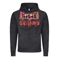 Vintage Black football granny with leopard Vintage Hoodie - Zillion Design Studio