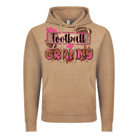 Vintage Coffee football granny with leopard Vintage Hoodie - Zillion Design Studio