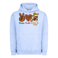 Pigment Grape Ice Peace Love Cinco De Mayo Urban Hoodie - texasbilliewilder