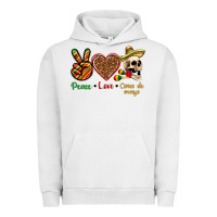 Pigment Lunar Rock Peace Love Cinco De Mayo Urban Hoodie - texasbilliewilder