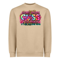 Mushroom some moms cuss too much it's me i'm some moms Heavyweight Sweatshirt - Zillion Design Studio