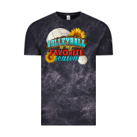 Cloud Black volleyball is my favorite season Vintage Tee - HRA Design Shop