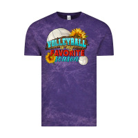 Cloud Purple volleyball is my favorite season Vintage Tee - HRA Design Shop
