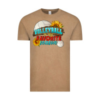 Vintage Coffee volleyball is my favorite season Vintage Tee - HRA Design Shop