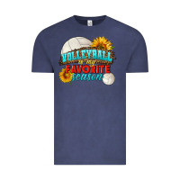 Vintage Denim volleyball is my favorite season Vintage Tee - HRA Design Shop