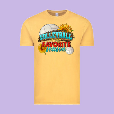 Volleyball Is My Favorite Season Vintage Tee Designed By Hra Design Shop