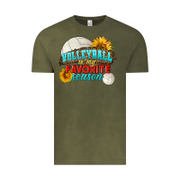 Vintage Olive volleyball is my favorite season Vintage Tee - HRA Design Shop