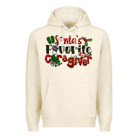 Tofu Santa's Favorite Caregiver Christmas Premium Hoodie - LillyAllenDesigns