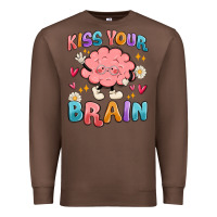 Chestnut kiss your brain Premium Sweatshirt - MaliasSmallBusiness