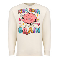 Sandshell kiss your brain Premium Sweatshirt - MaliasSmallBusiness