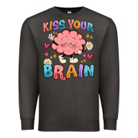 Smoke kiss your brain Premium Sweatshirt - MaliasSmallBusiness