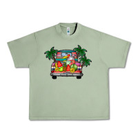 Oil Green summer truck Urban Heavy Tee - CowhideDigitalArt