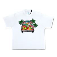 White summer truck Urban Heavy Tee - CowhideDigitalArt