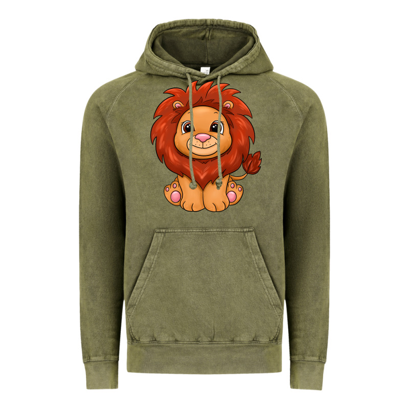 Lion Vintage Hoodie by texasbilliewilder | Teevron