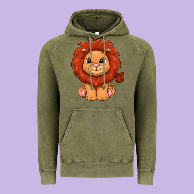 Lion Vintage Hoodie Designed By Texasbilliewilder