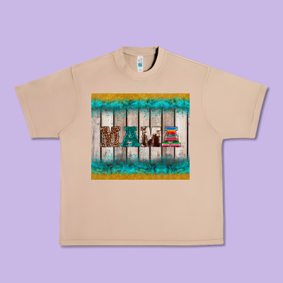 Western Turquoise Mama Urban Heavy Tee Designed By Barkaloodesign