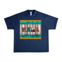 Navy western turquoise mama Urban Heavy Tee - BarkalooDesign