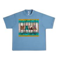 Pebble Blue western turquoise mama Urban Heavy Tee - BarkalooDesign