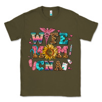 Army Green wife mom cna Classic Tee - AdoDesignShop